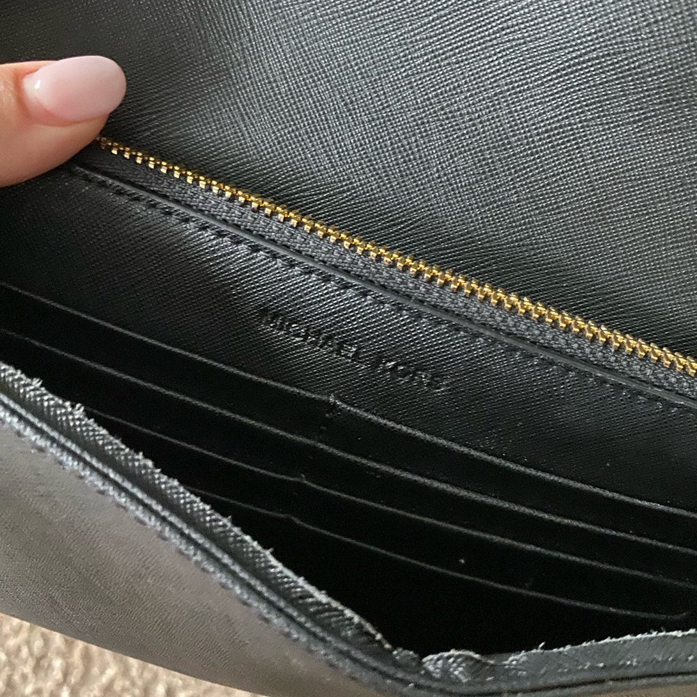 MK leather crossbody-